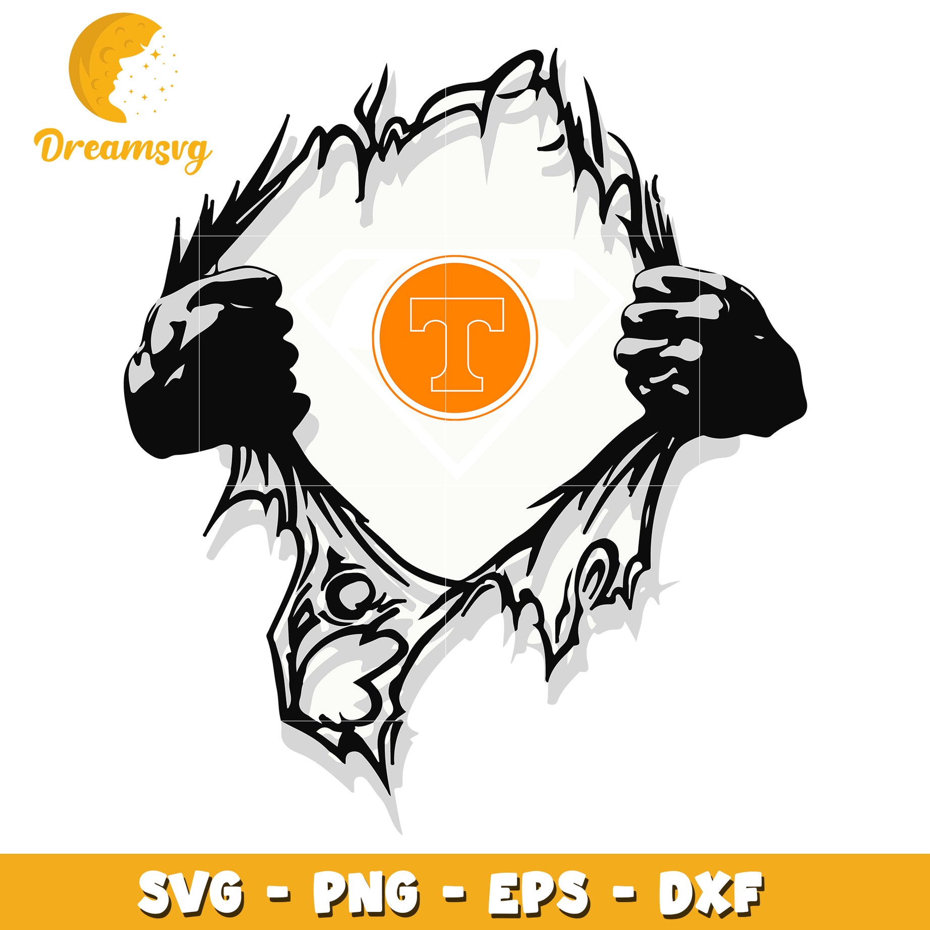 Ripped Shirt SVG Tennessee T Design