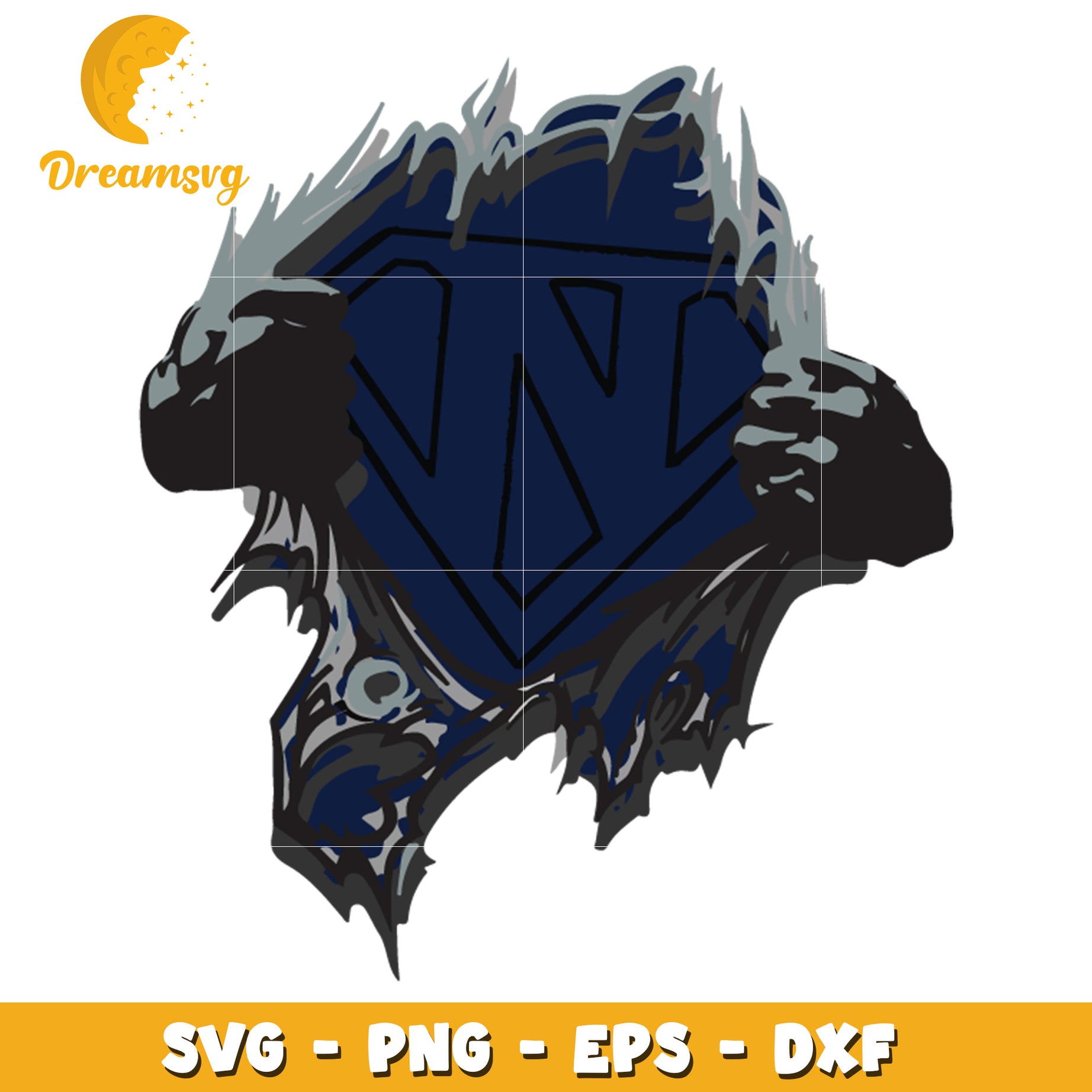 Ripped Shirt WV Logo SVG PNG EPS DXF