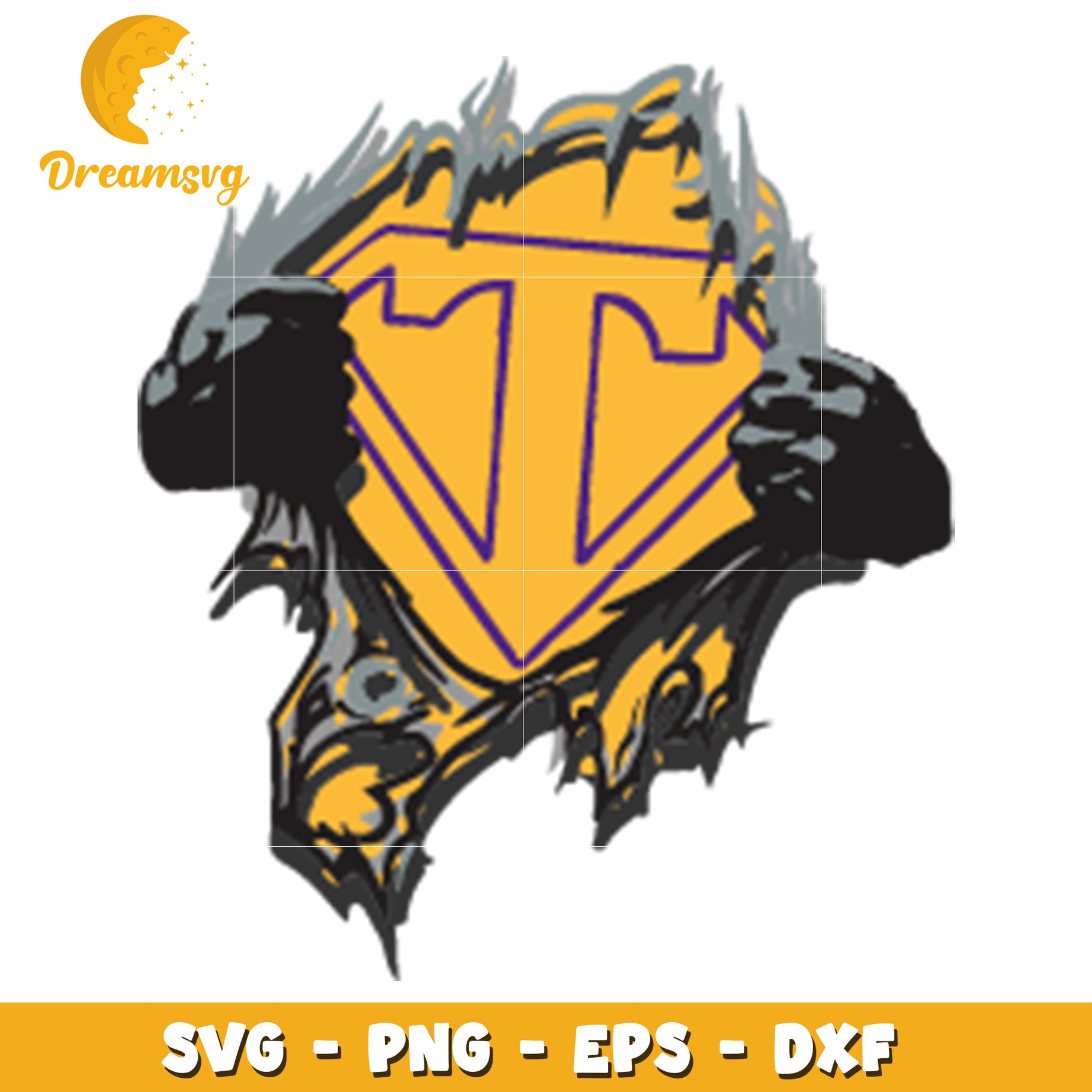 Ripped T Shirt SVG PNG EPS DXF