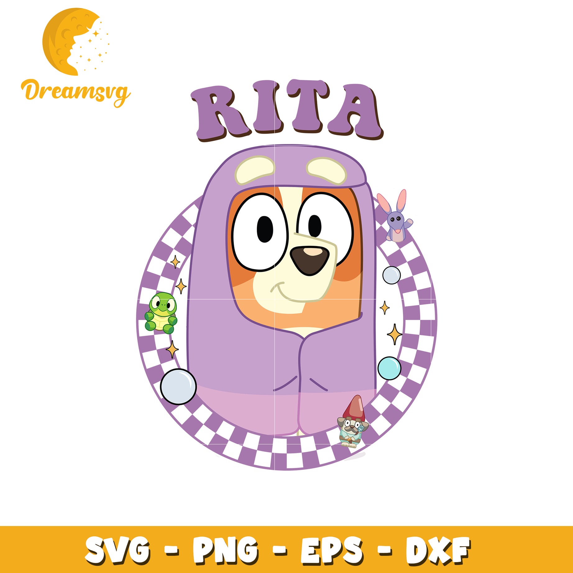 Rita the Dog SVG Cut File Bundle