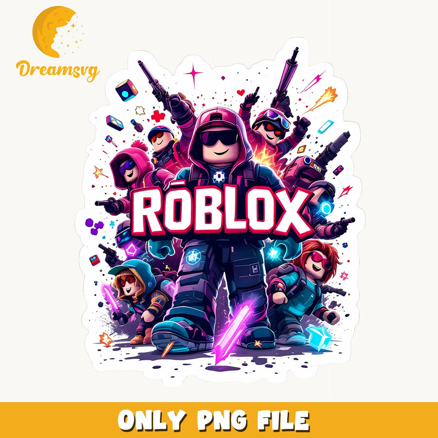 Roblox Action Squad PNG, Game Characters Art, Kids PNG