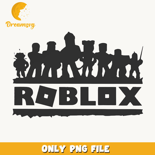 Roblox Character Silhouette SVG, Game Logo, Kids SVG