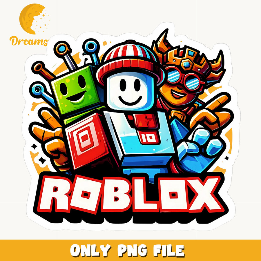 Roblox Characters Sticker PNG, Game Squad, Kids PNG