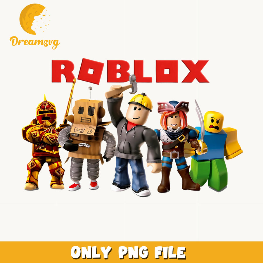 Roblox Game Characters PNG, Kids Squad, Gaming PNG