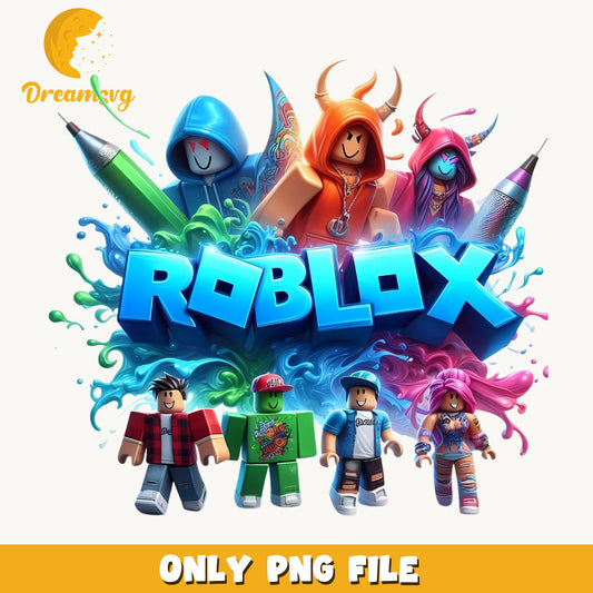 Roblox Squad Characters PNG, Gaming Kids, Game PNG
