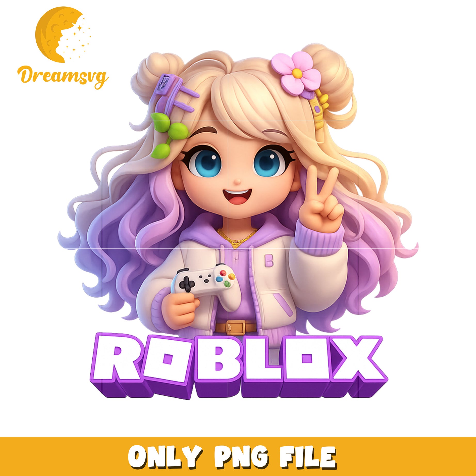 Roblox cute girl png, roblox gaming png, roblox avatar png