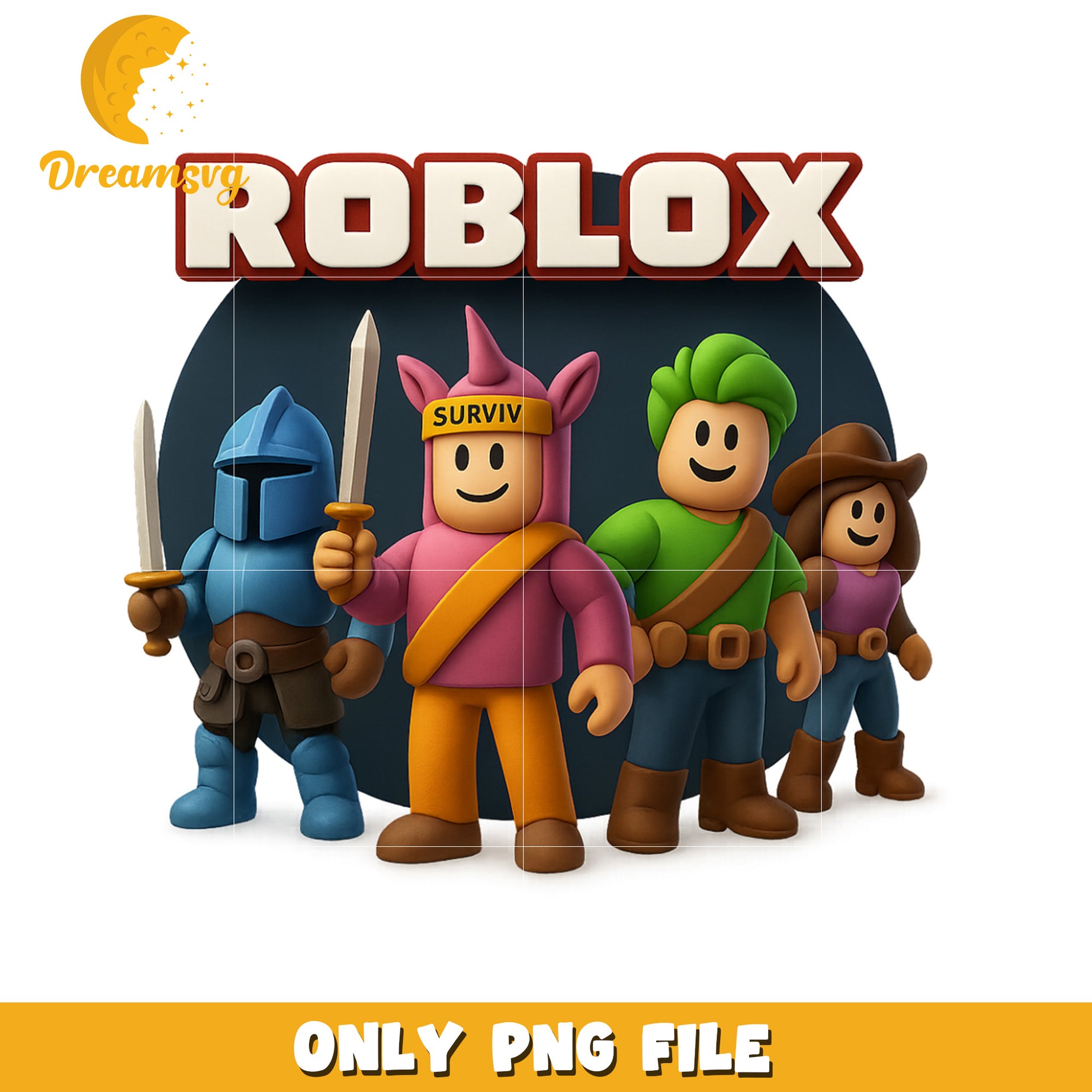 Roblox surviv png, roblox gaming png, roblox avatar png