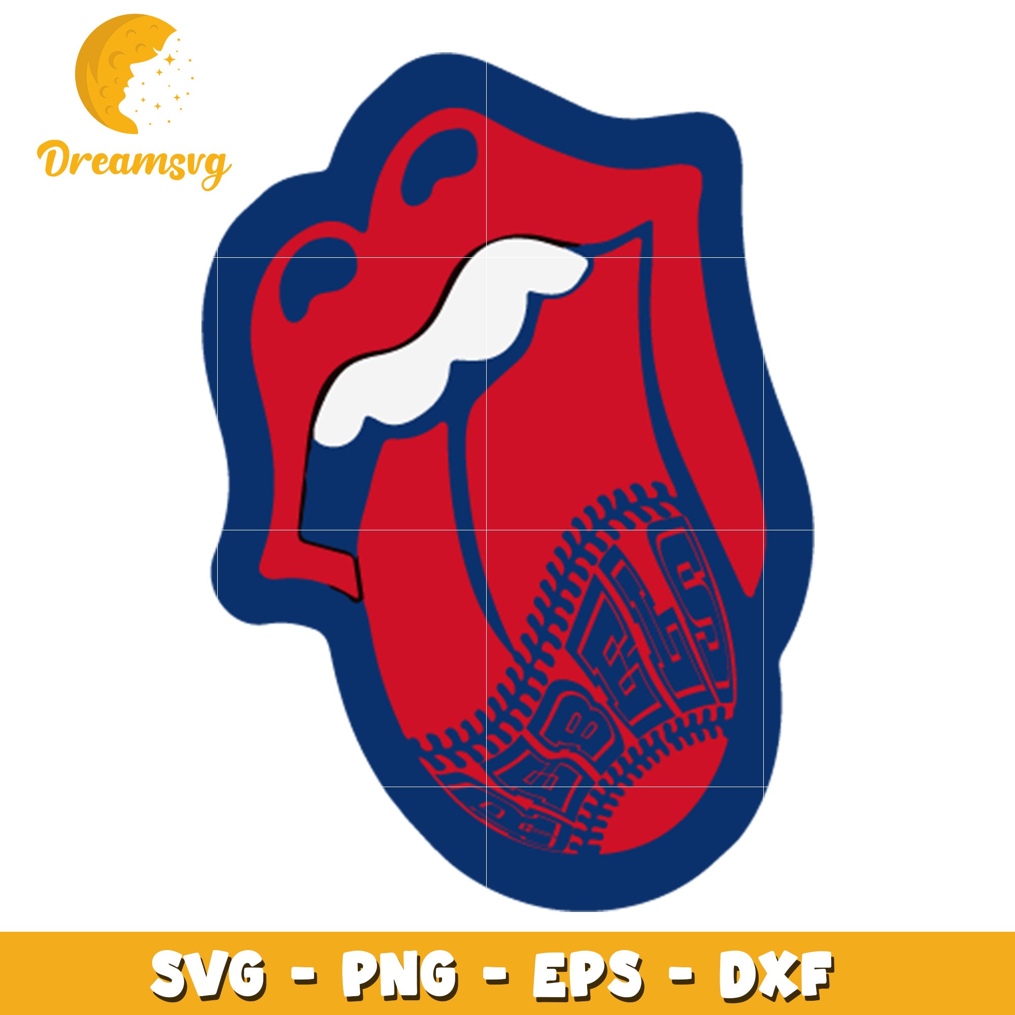 Rolling Stones Inspired SVG Design for Rebels Fans Artwork – DreamSVG Store