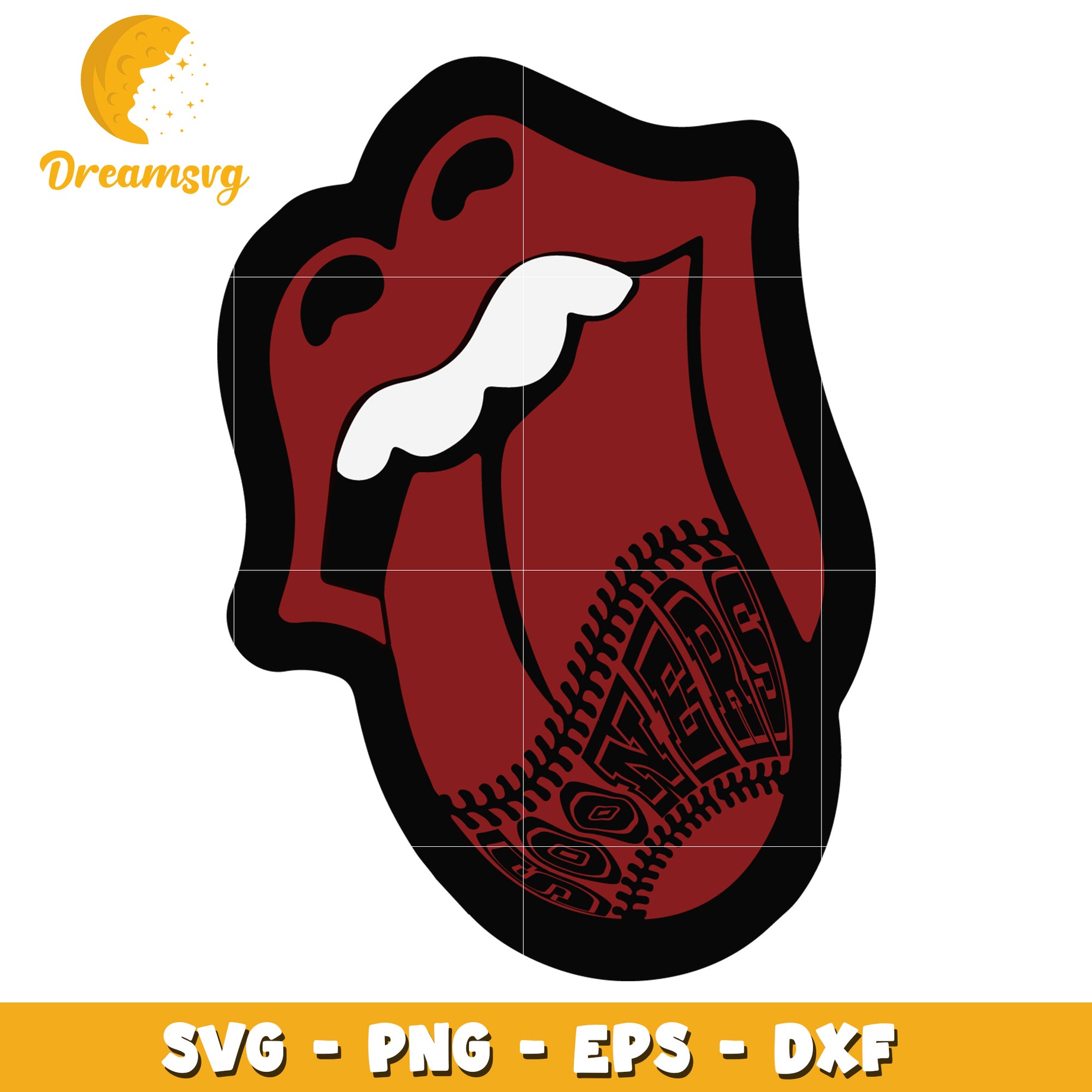 Rolling Stones Inspired SVG for Creative Projects and Crafts