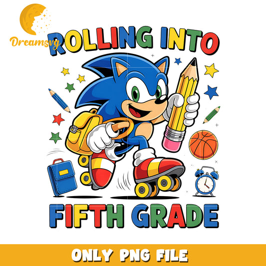 Rolling into fifth grade png, sonic toys png, sonic characters png