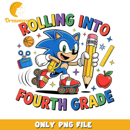 Rollin into fourth grade png, sonic toys png, sonic characters png