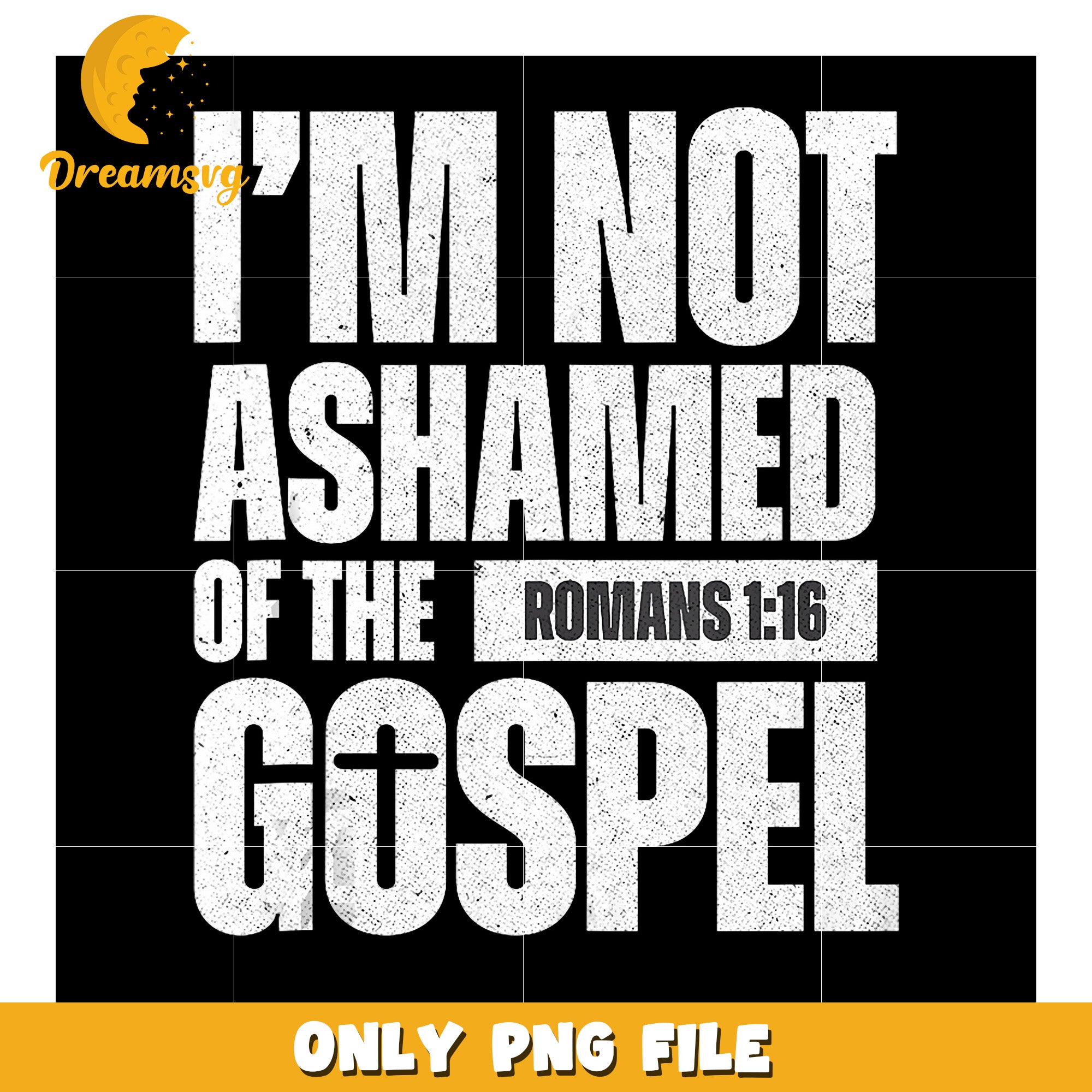 Romans 116 Gospel PNG Sublimation Design