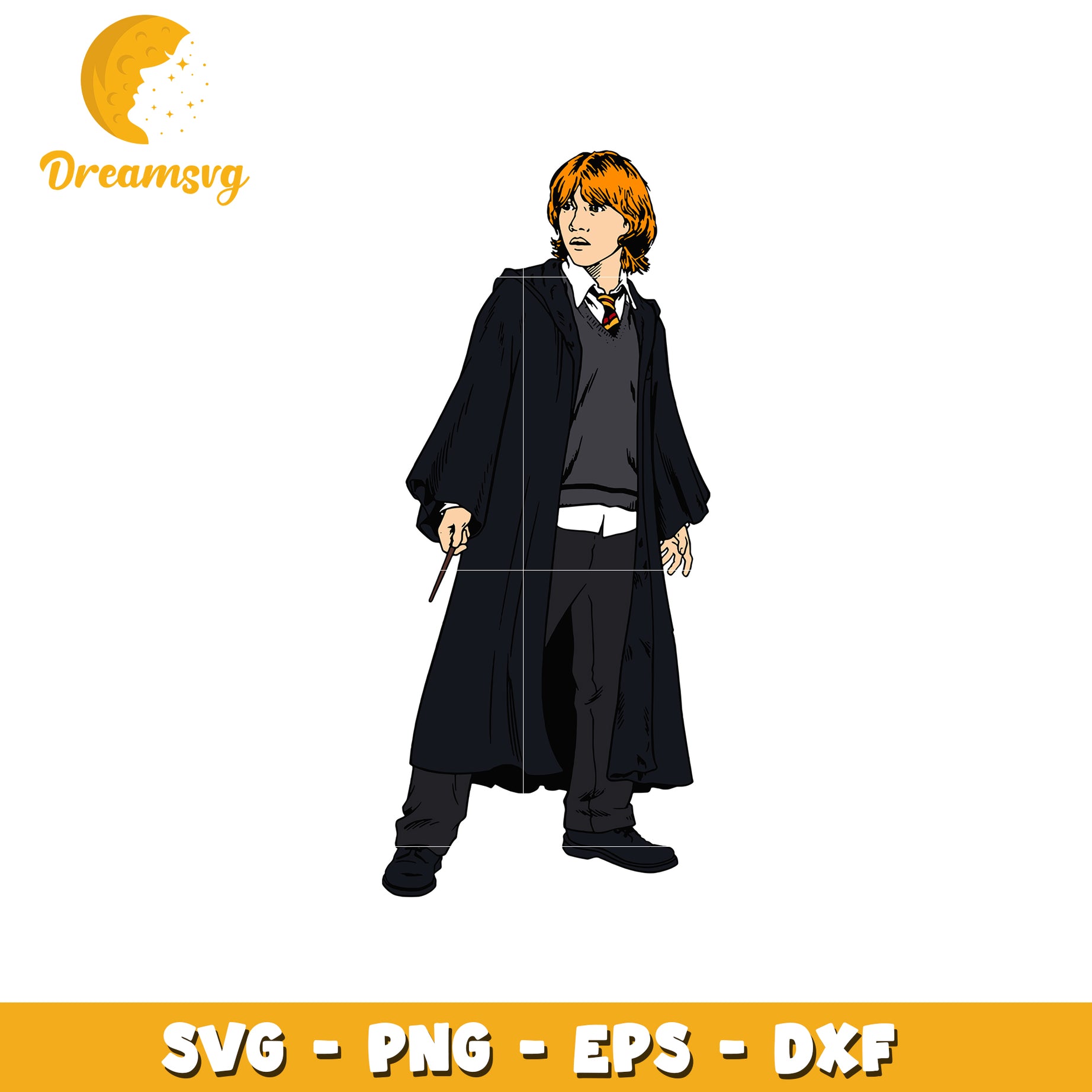 Ron Weasley SVG PNG EPS DXF Cut File