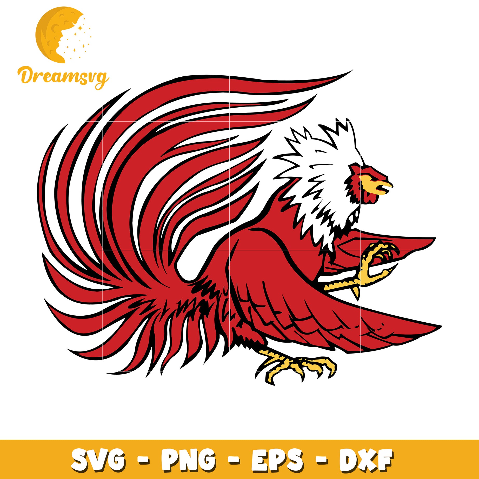 Rooster SVG PNG EPS DXF Download