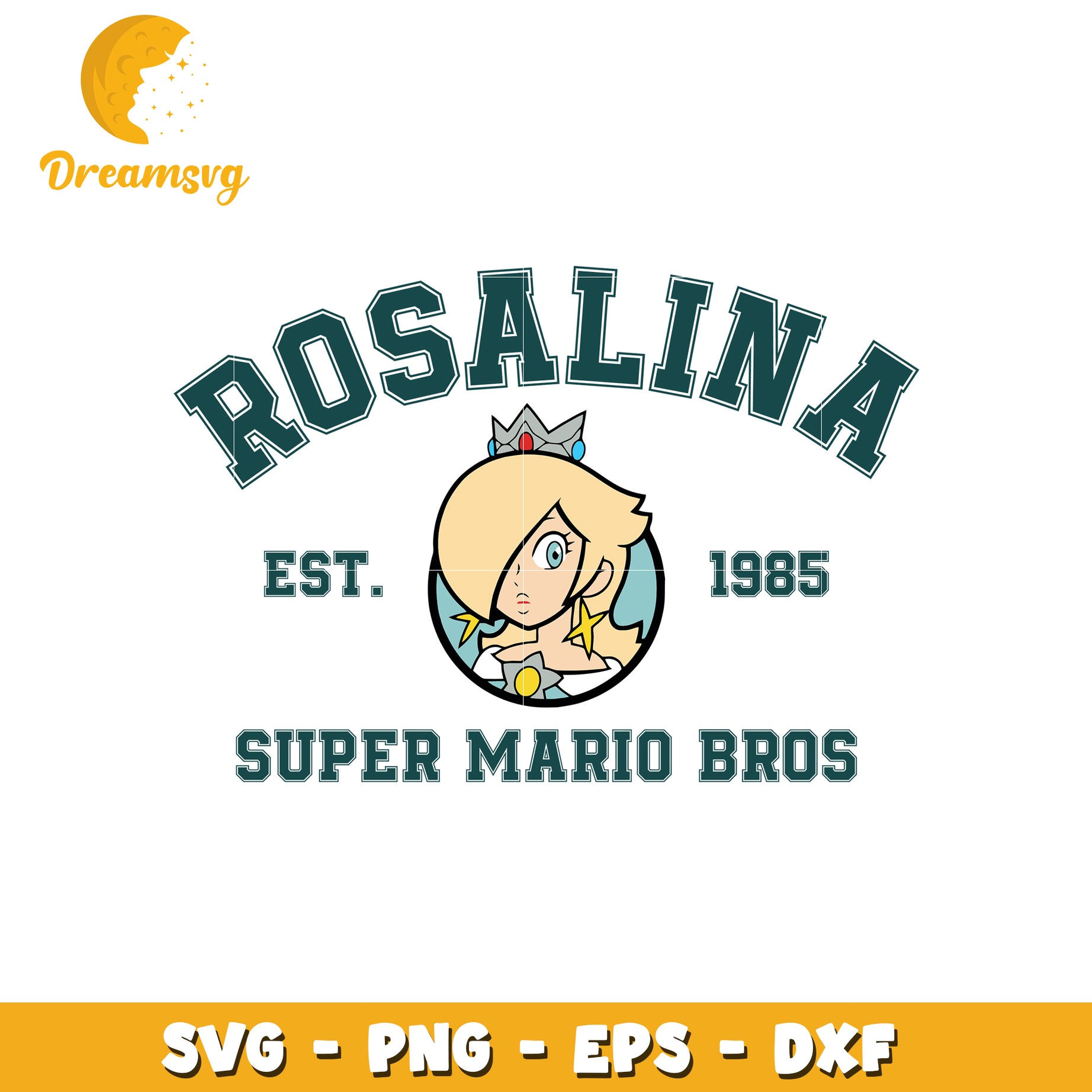 Rosalina SVG PNG EPS DXF Super Mario Bros