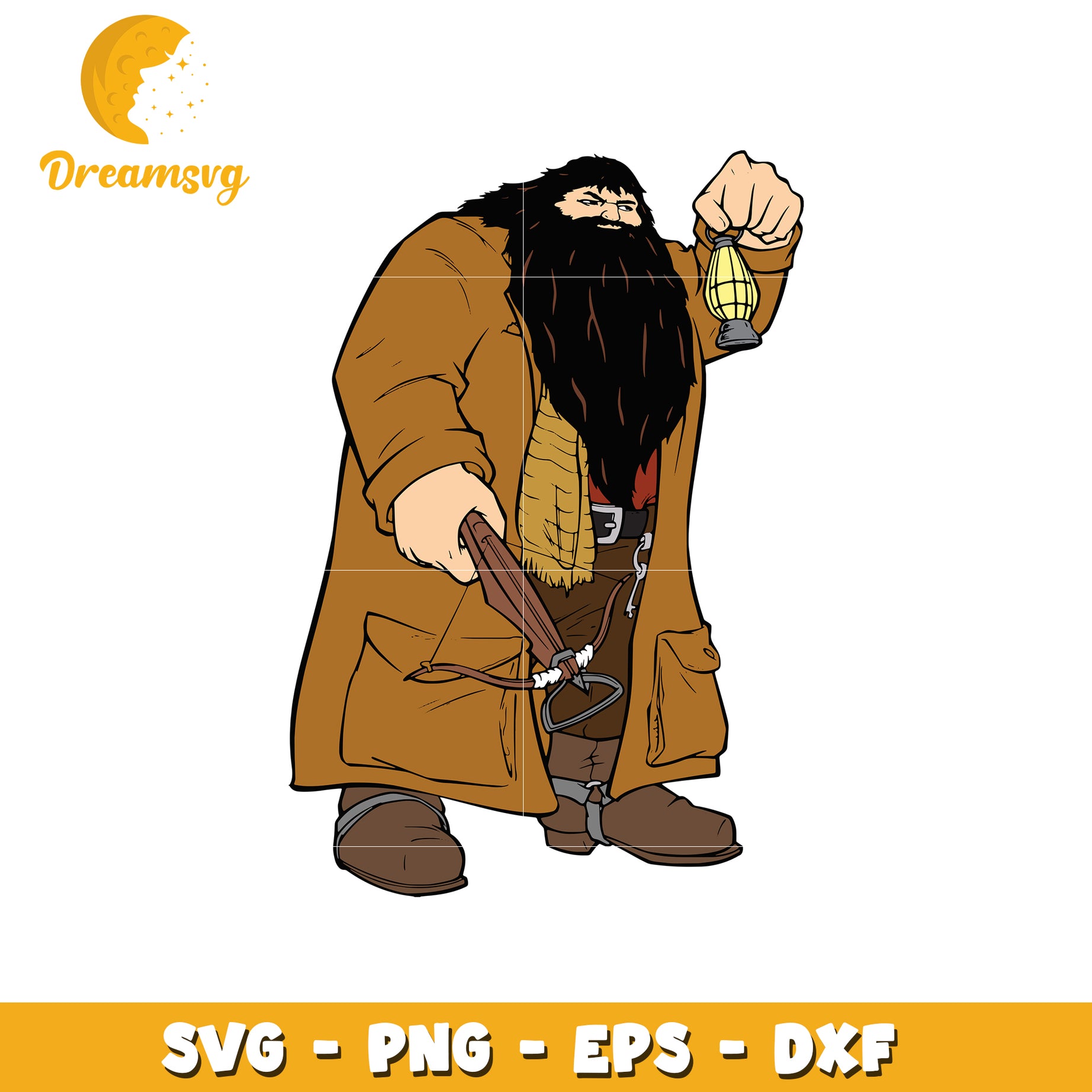 Rubeus Hagrid SVG Cut File