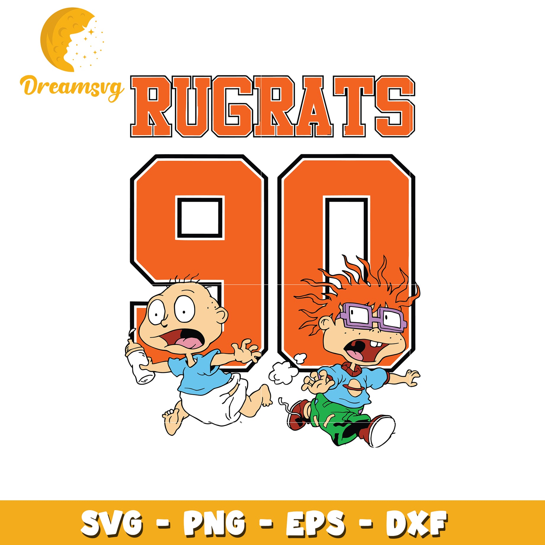 Rugrats 90 SVG Design for Nostalgic Kids Apparel or Crafts