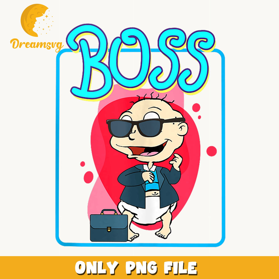 Rugrats Tommy Pickles Boss PNG, Nickelodeon Baby Design, Cute PNG