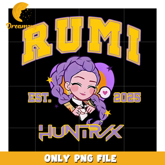 Rumi huntrix heart png, huntrix png, kpop demon hunter png