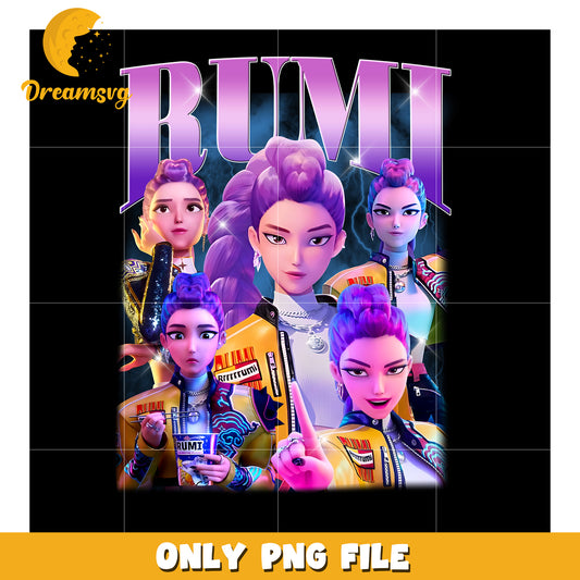 Rumi huntrix png, demon hunters png, huntrix and saja png