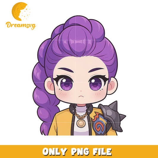 Rumi huntrix png, korean cartoons png, kpop band design png
