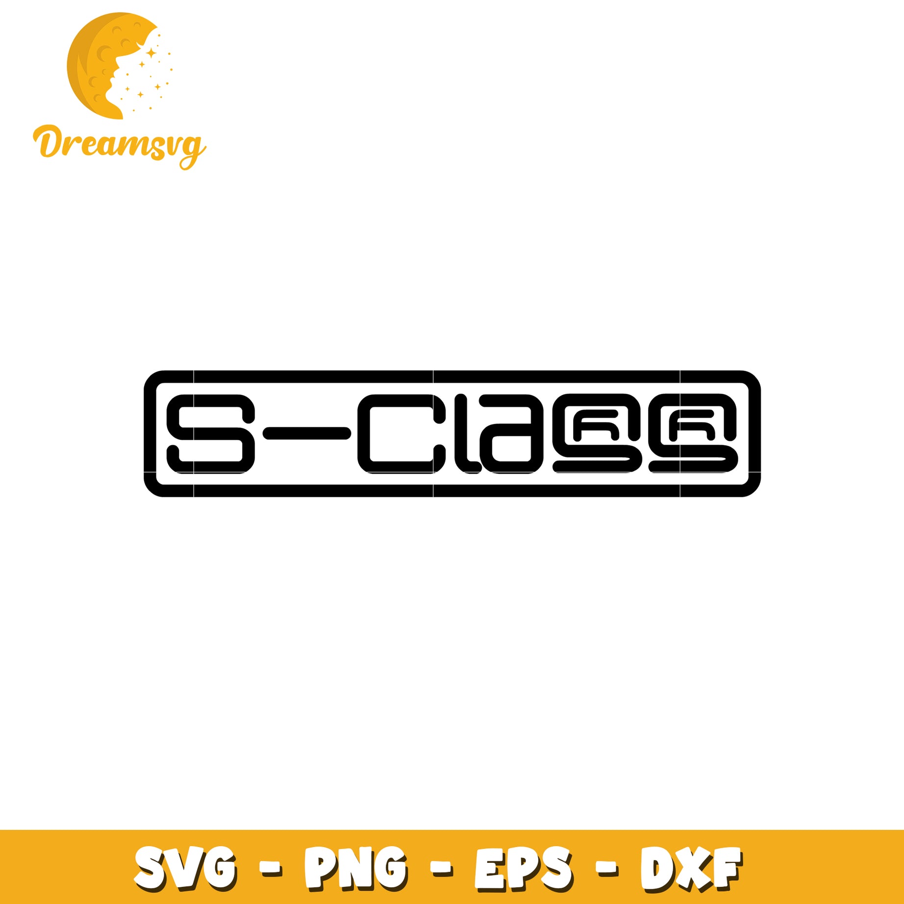 S Class SVG Cut File PNG EPS DXF