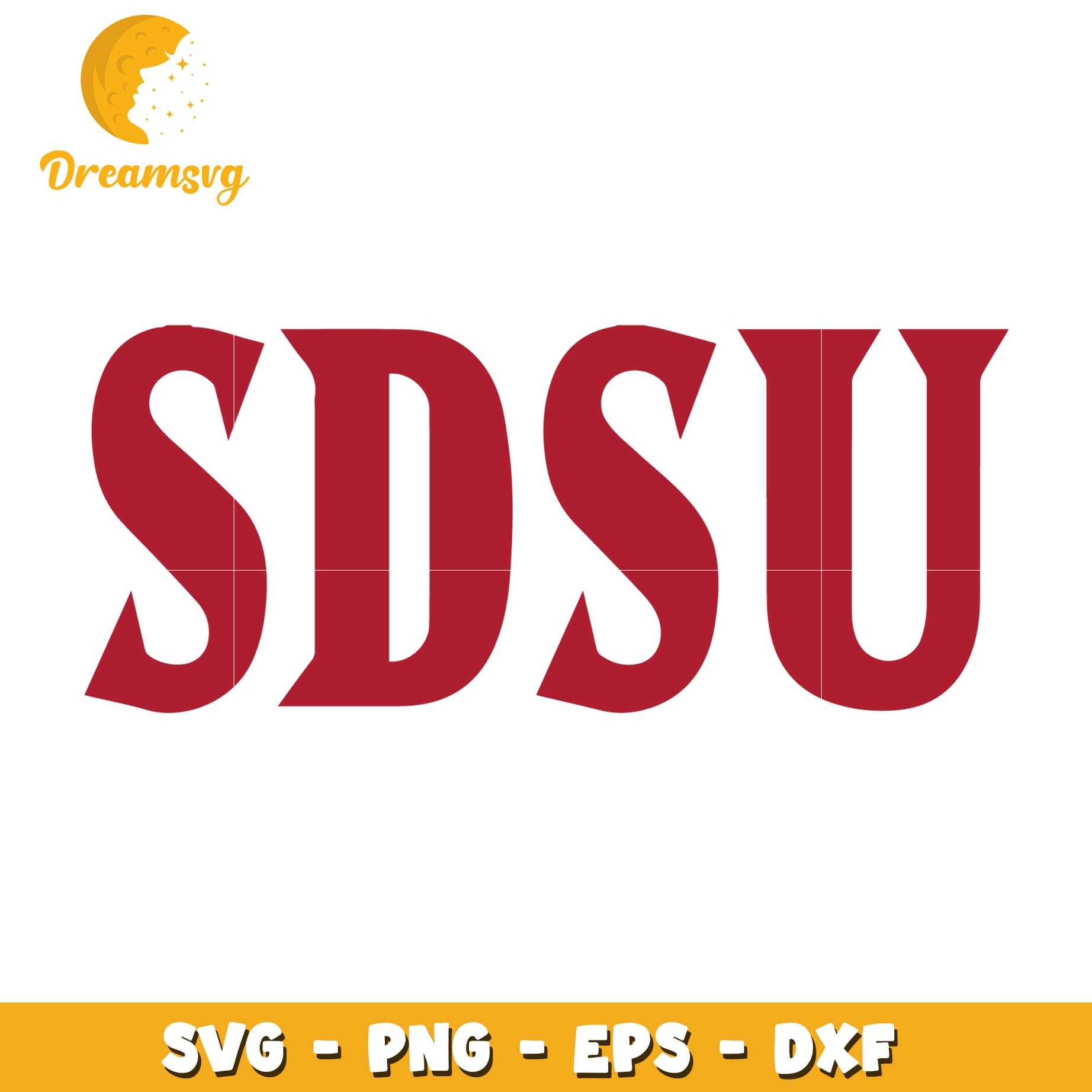 SDSU Logo SVG Format for Crafting and Graphic Design Projects