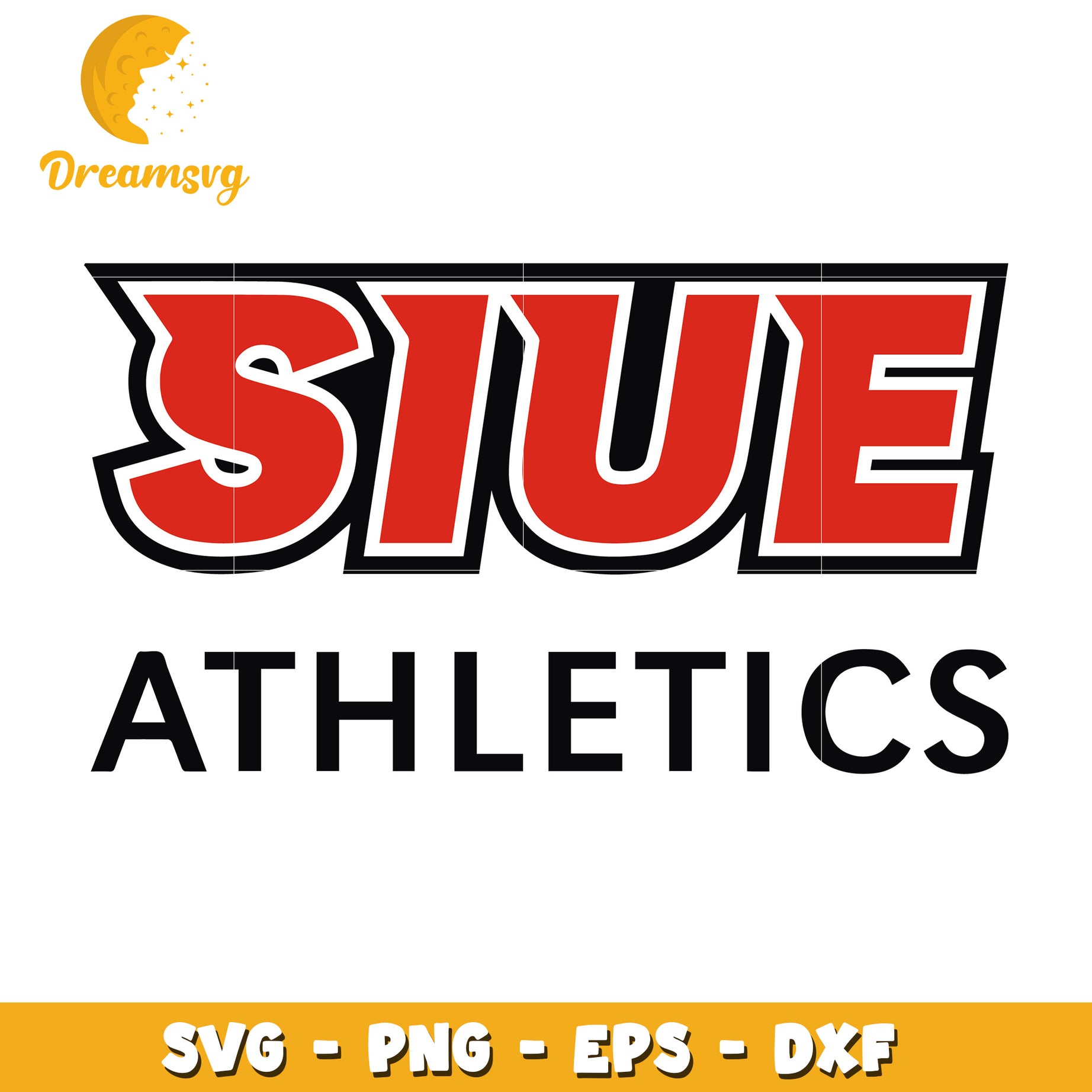 SIUE Athletics Logo SVG File for Crafts and Design Projects