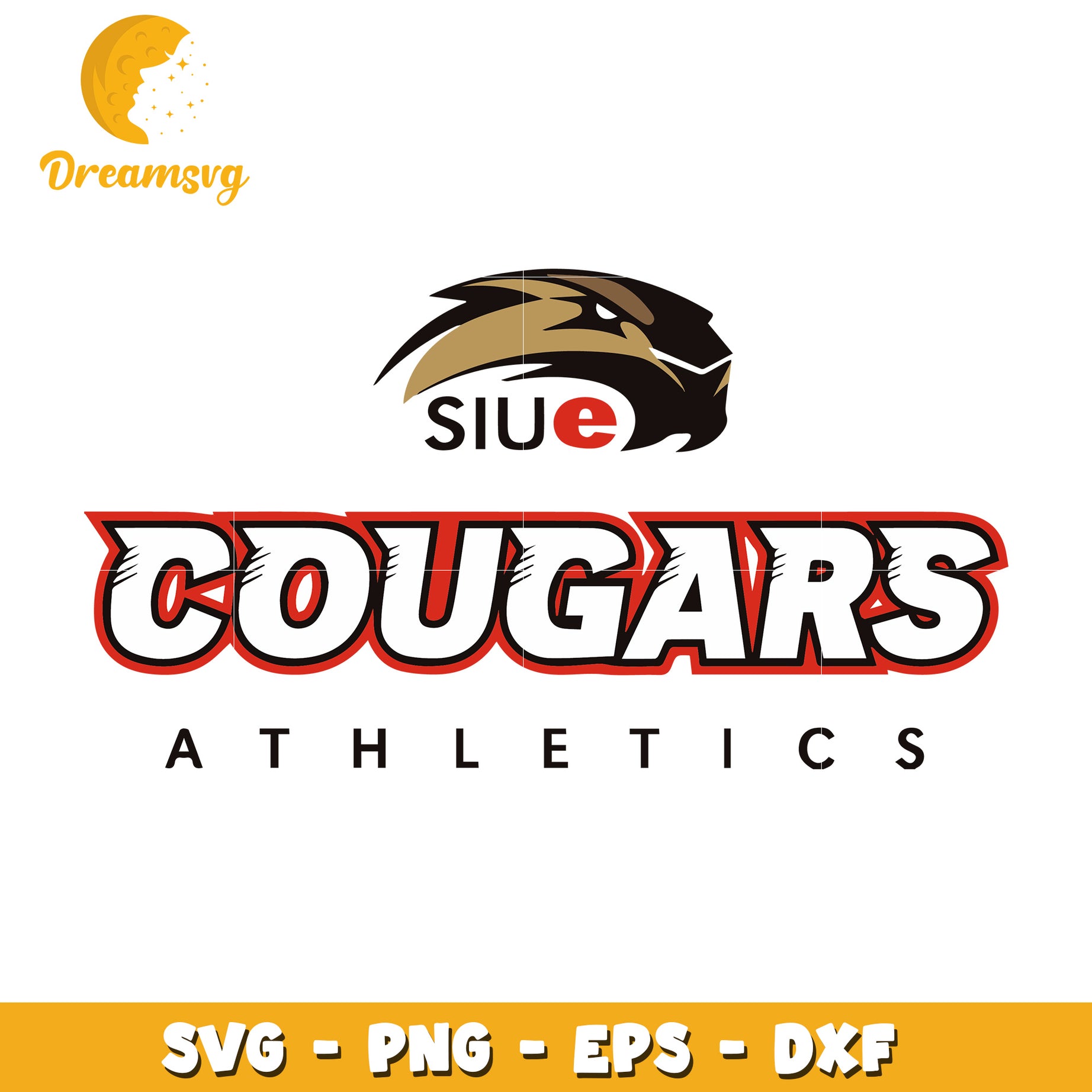 SIUE Cougars Athletics SVG PNG EPS DXF