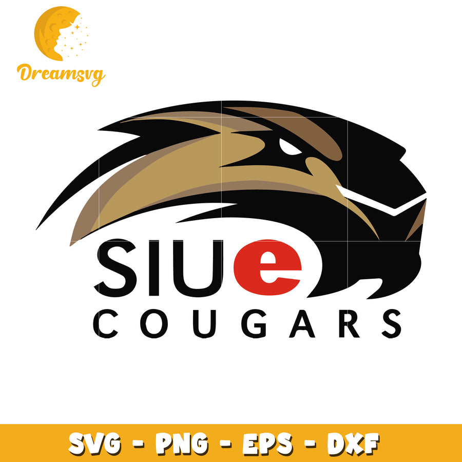 SIUE Cougars SVG PNG EPS DXF Cut Files