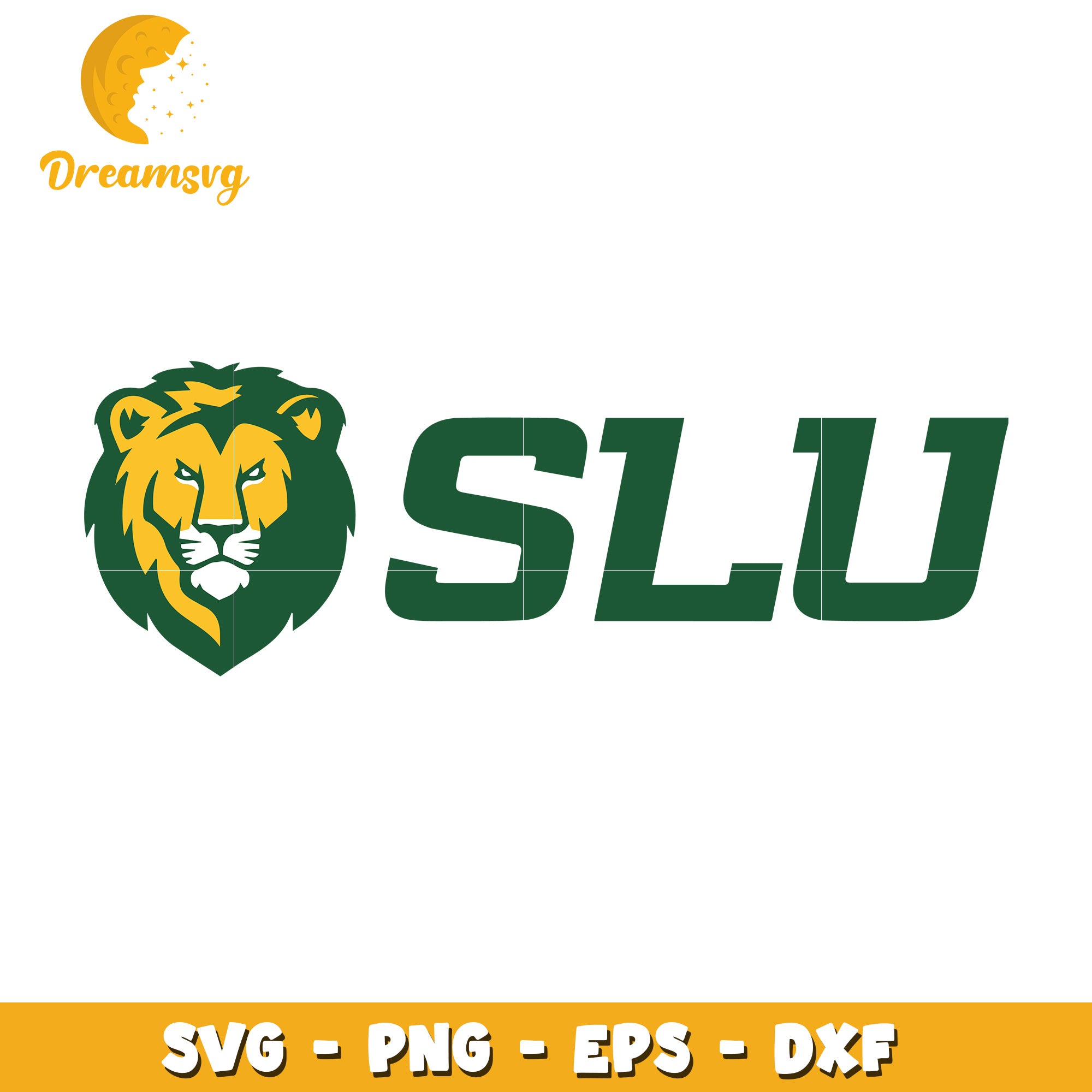 Slu Color Code SLU Lion Mascot SVG Cut File – DreamSVG Store