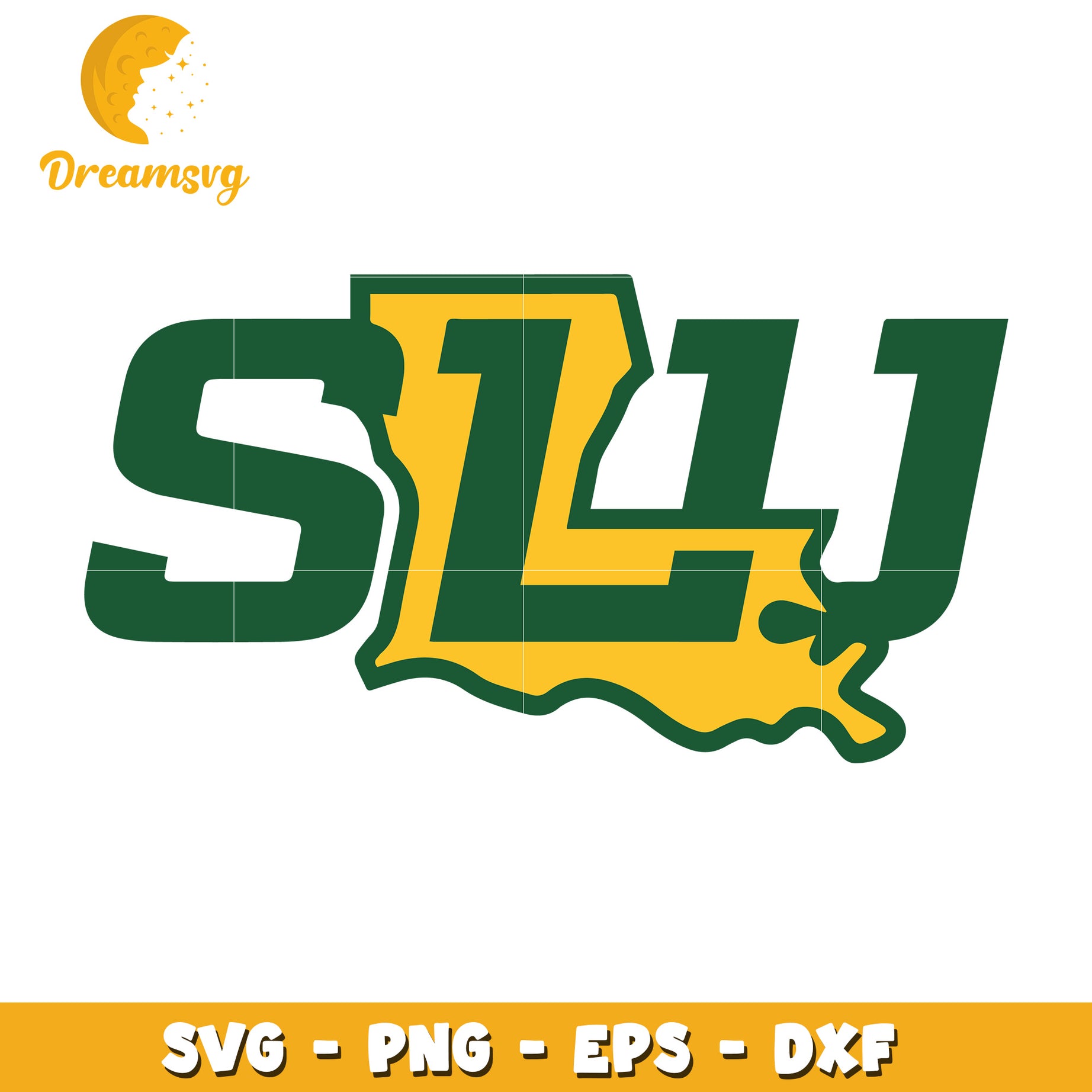 SLU Louisiana SVG PNG EPS DXF Files