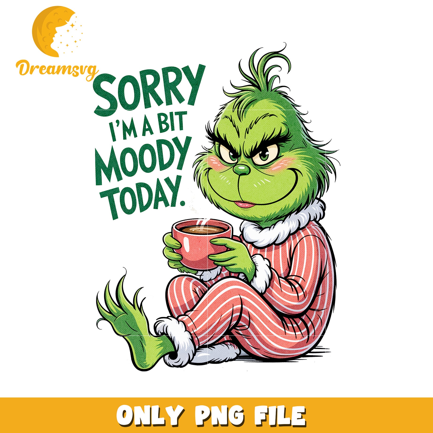 SSorry im a bit moody today png, christmas png, christmas tree png