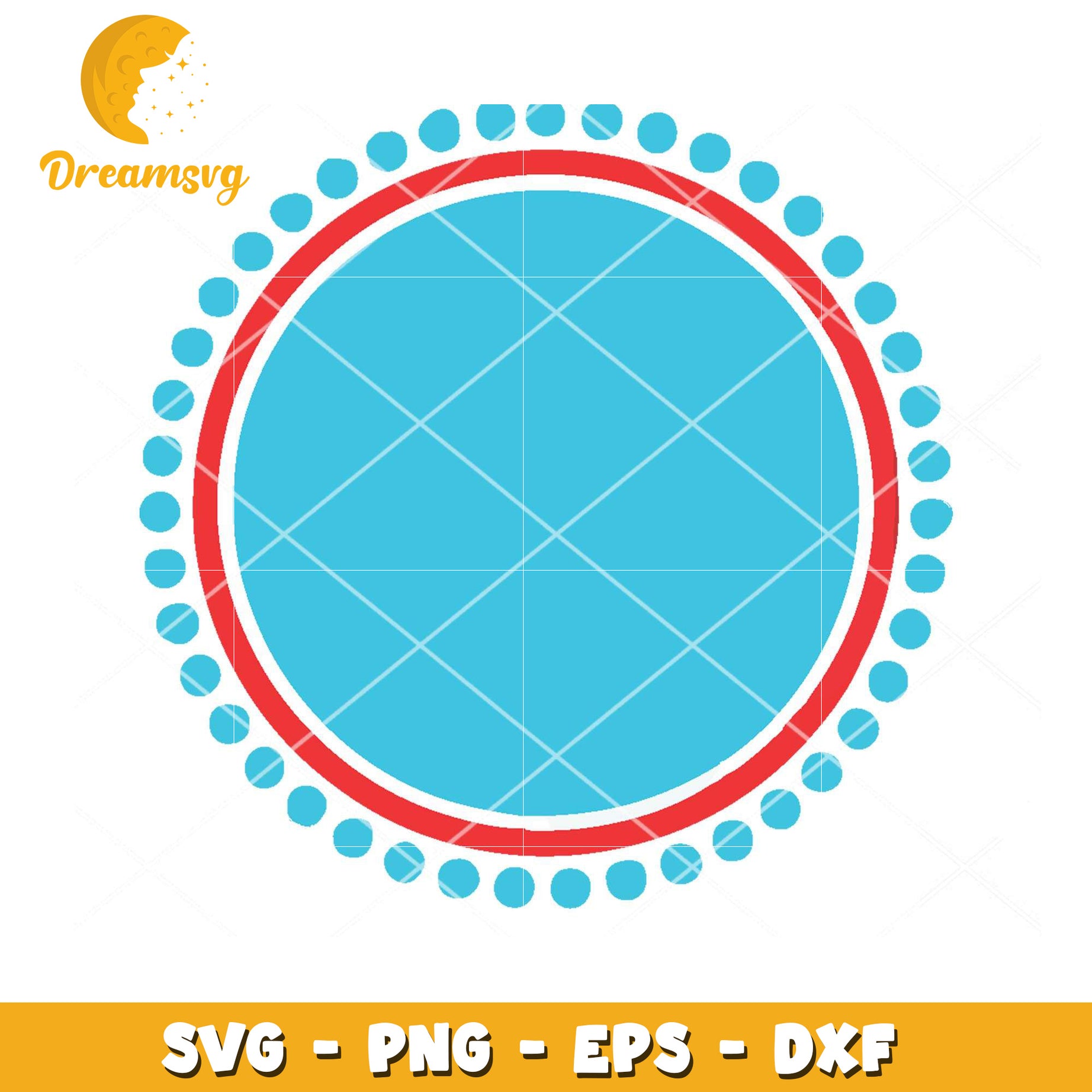 SVG Circle Frame Design Download