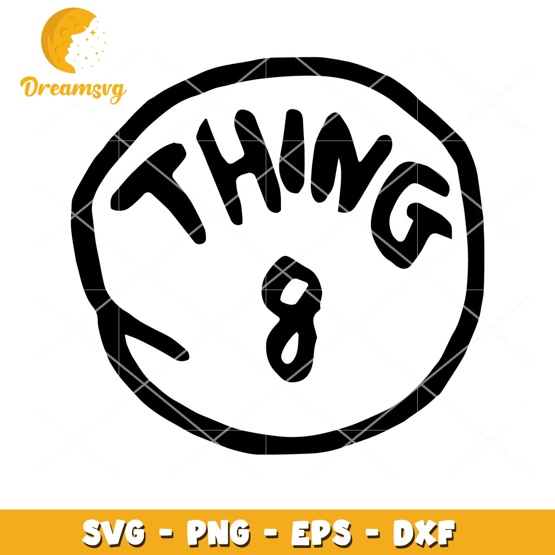 SVG Download Thing 8 Design for Crafts and DIY Projects