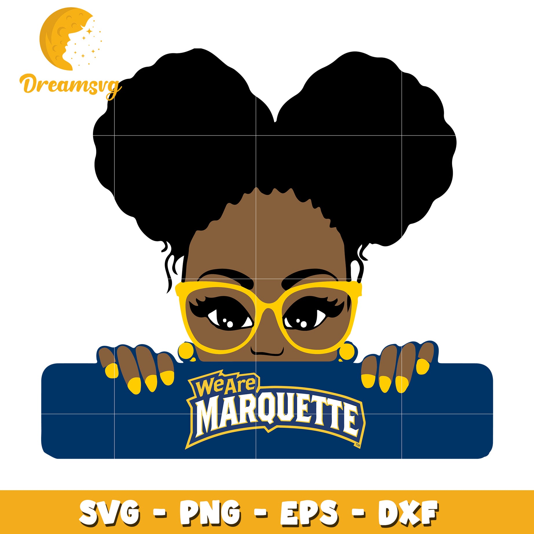 SVG Graphic of Marquette We Are Design for Fans and Crafters