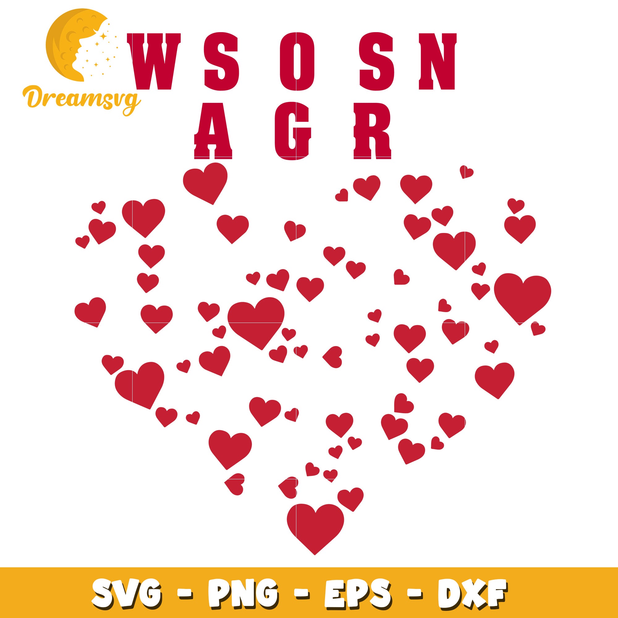 SVG Heart Design Valentines Day Cut File – DreamSVG Store