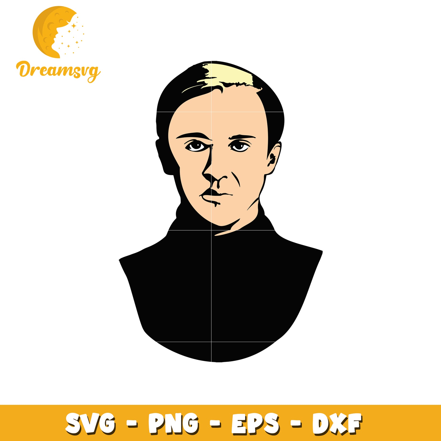 SVG PNG EPS DXF Alan Turing Portrait