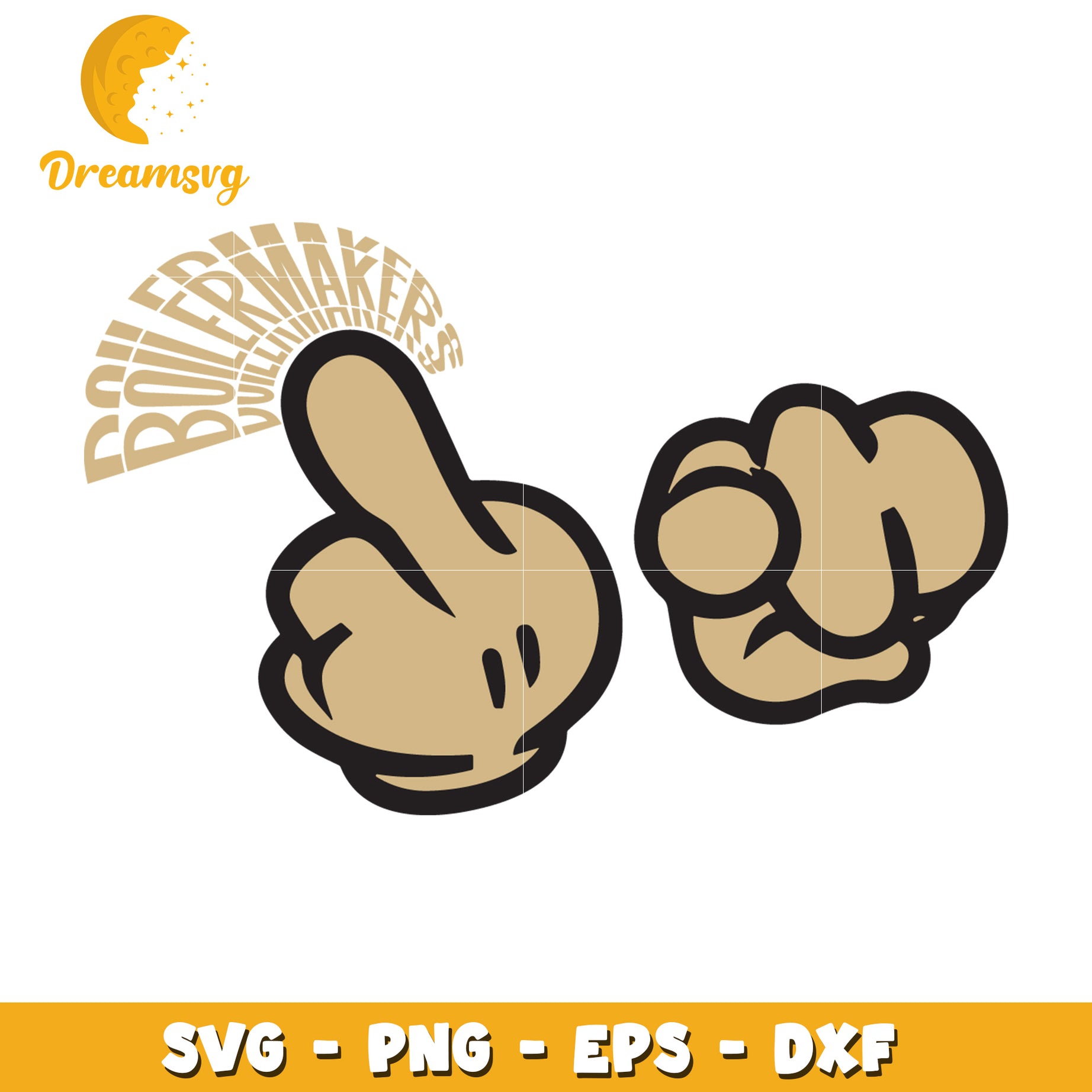 SVG PNG EPS DXF Boilermakers Hands