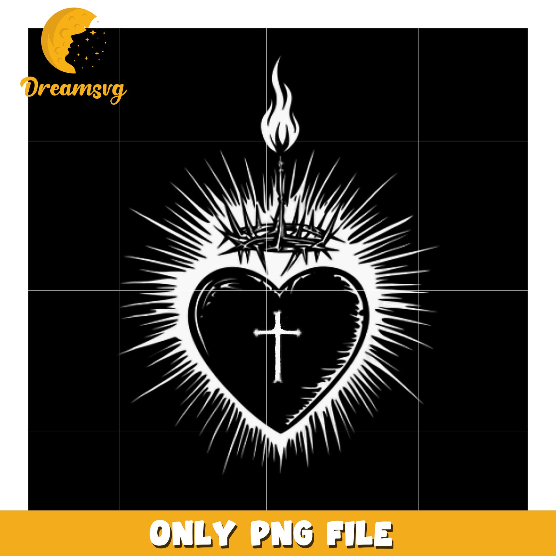 Sacred Heart PNG Religious Clipart