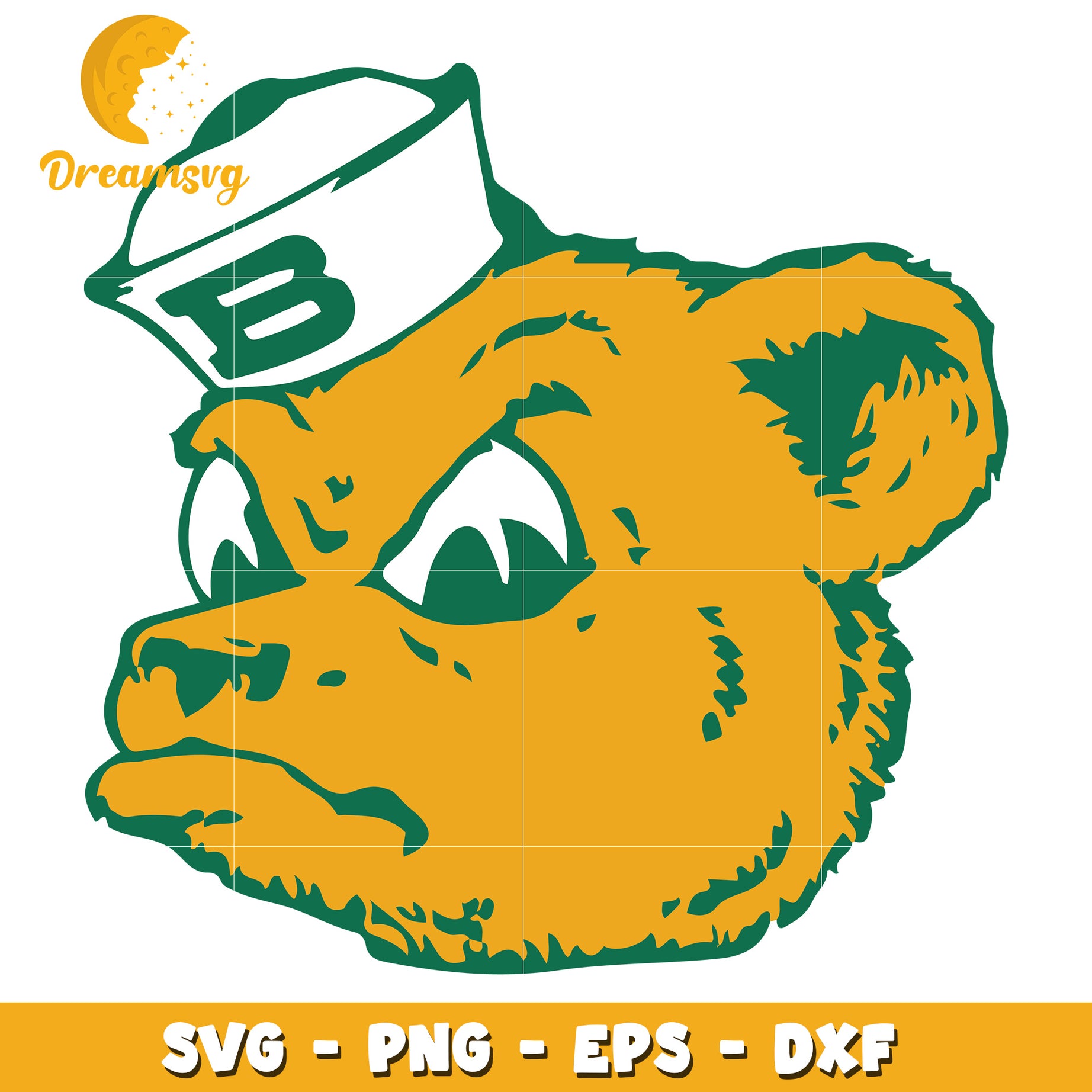 Sailor Bear Mascot SVG PNG EPS DXF