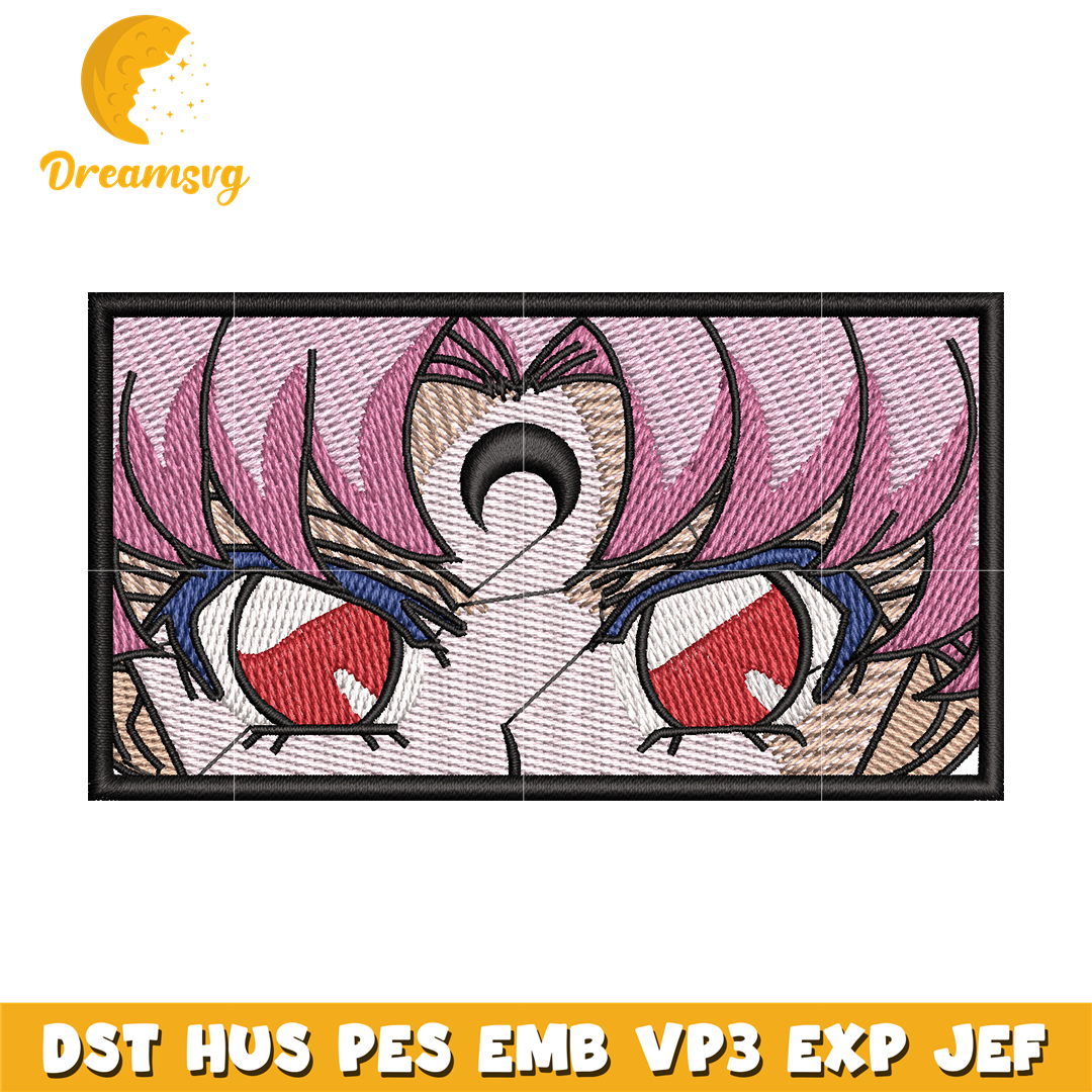 Sailor Moon Eyes embroidery design