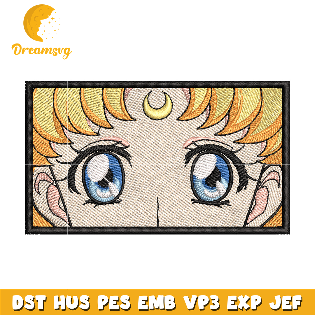 Sailor Moon embroidery design