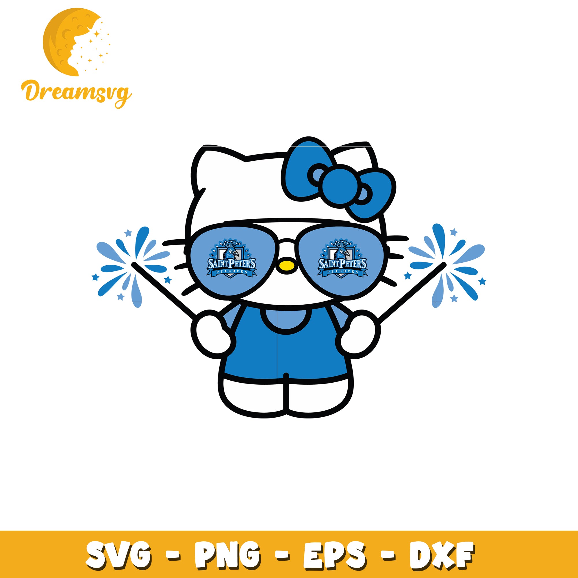 Saint Peters Peacock SVG Design Cute Character Art