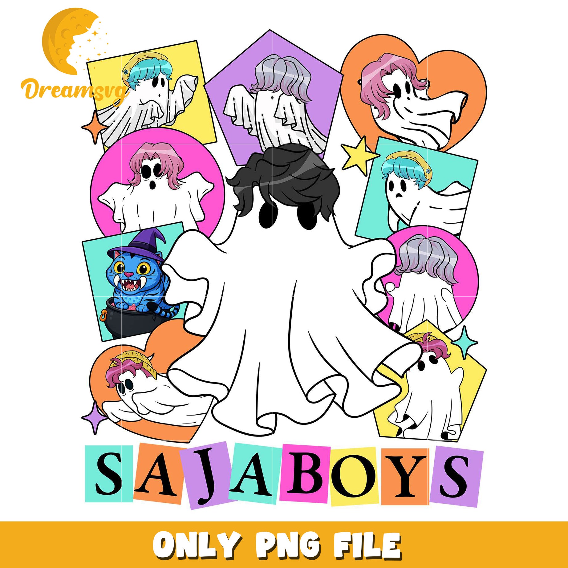 Saja Boys Kpop Demon Hunter Halloween Style Era Tour png, kpop demon hunters png, spirit halloween​​ png