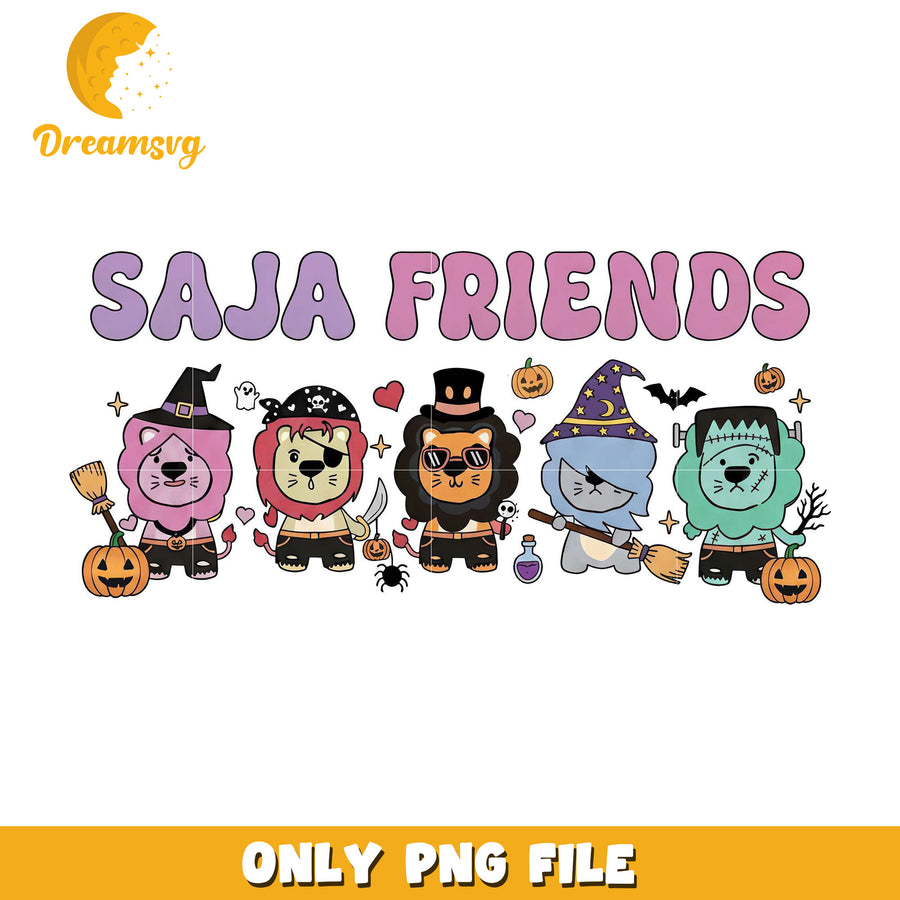 Saja Friends Demon Hunter Halloween png, kpop demon hunters png, spirit halloween​​ png
