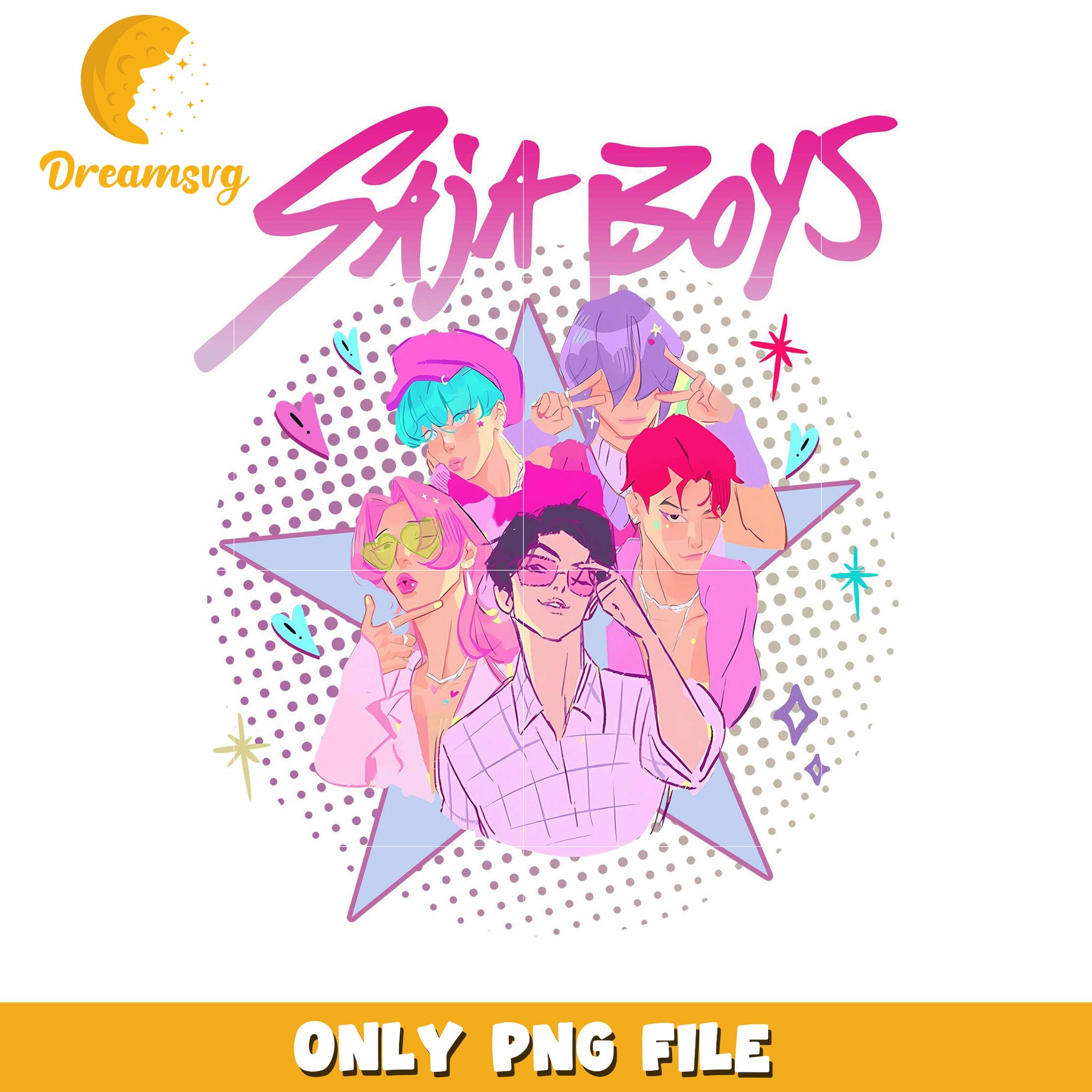Saja boys band design png, kpop bands​ png, cyberpunk boys png