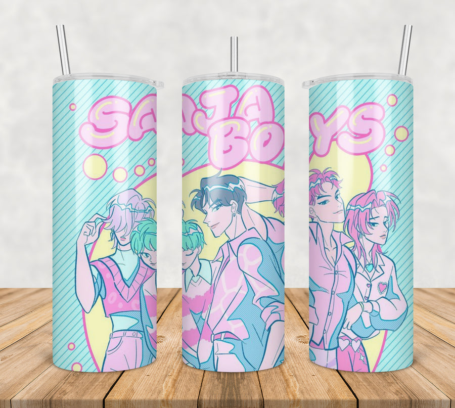 Saja boys band tumbler png, saja boys tumbler png, saja boys group tumbler png