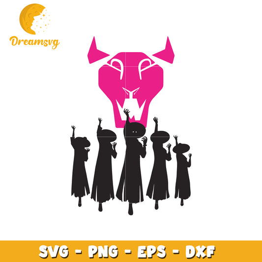 Saja boys black design svg, demon hunters svg, kpop band svg