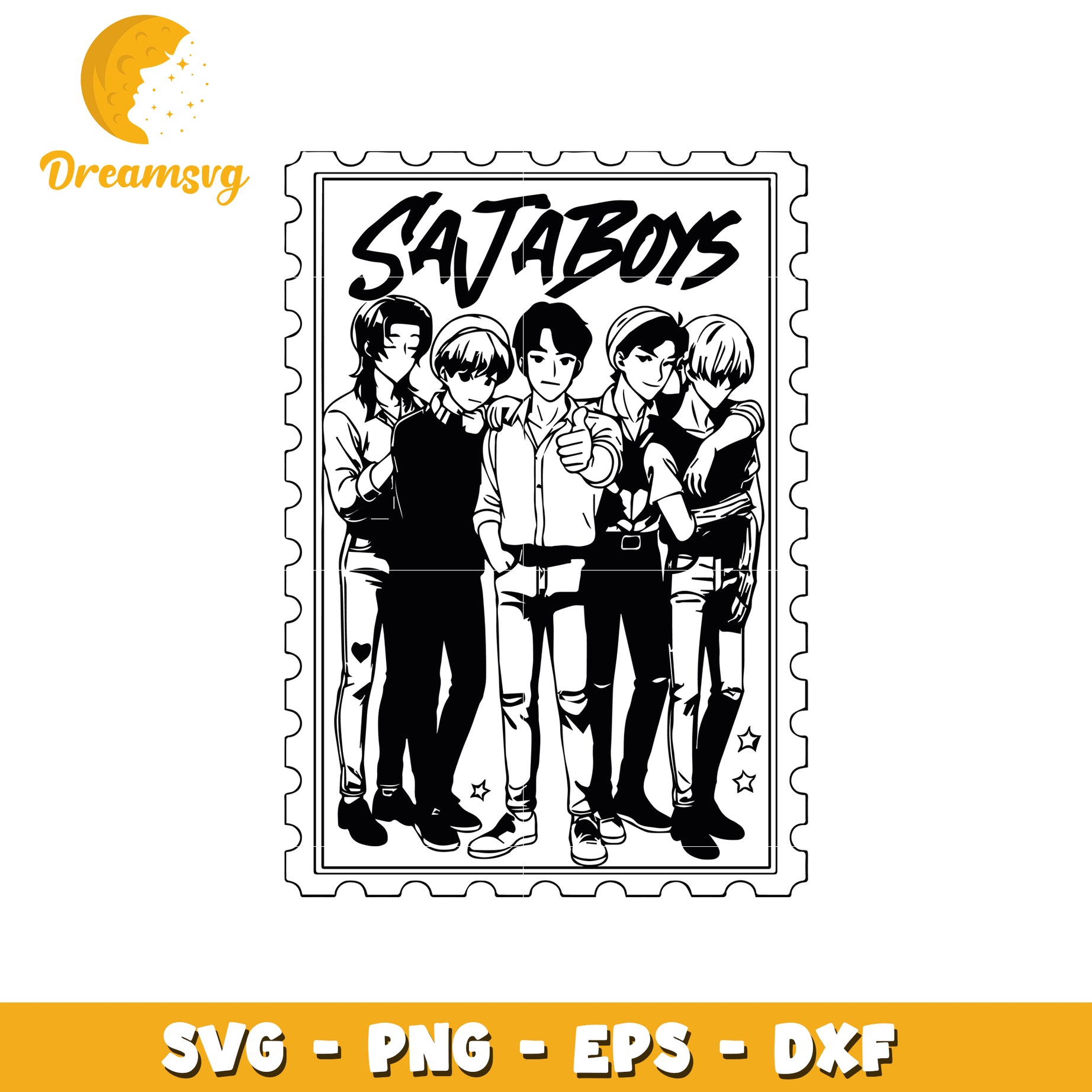 Saja boys group svg, saja boys members svg, saja boys kpop group svg